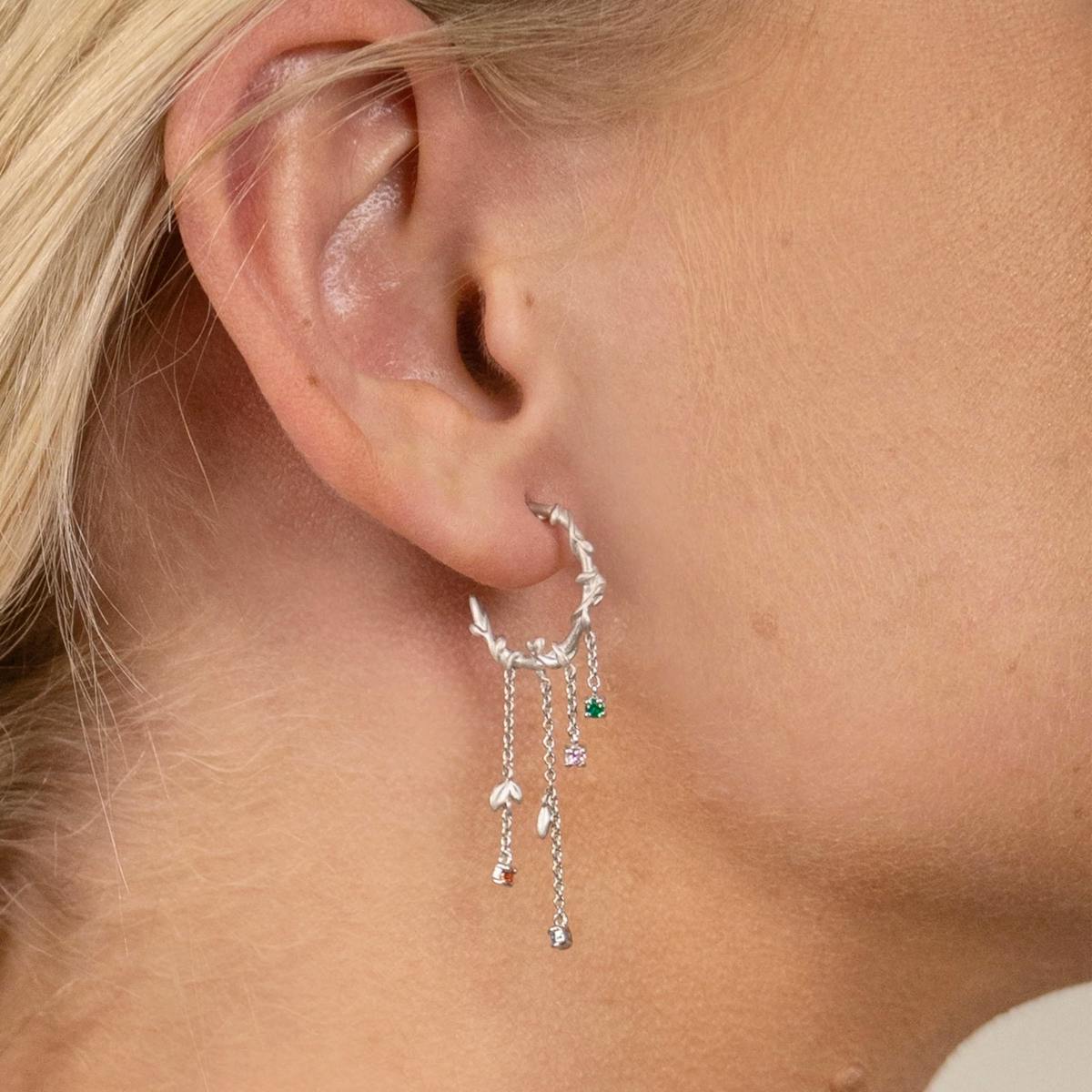 byBiehl — Jungle Ivy Hoops Mini Colors byBiehl Jungle Ivy Hoops Mini Colors — Øreringer