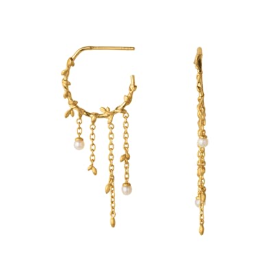 byBiehl — Jungle Ivy Pearl Hoops byBiehl Jungle Ivy Pearl Hoops — Boucle d'oreille