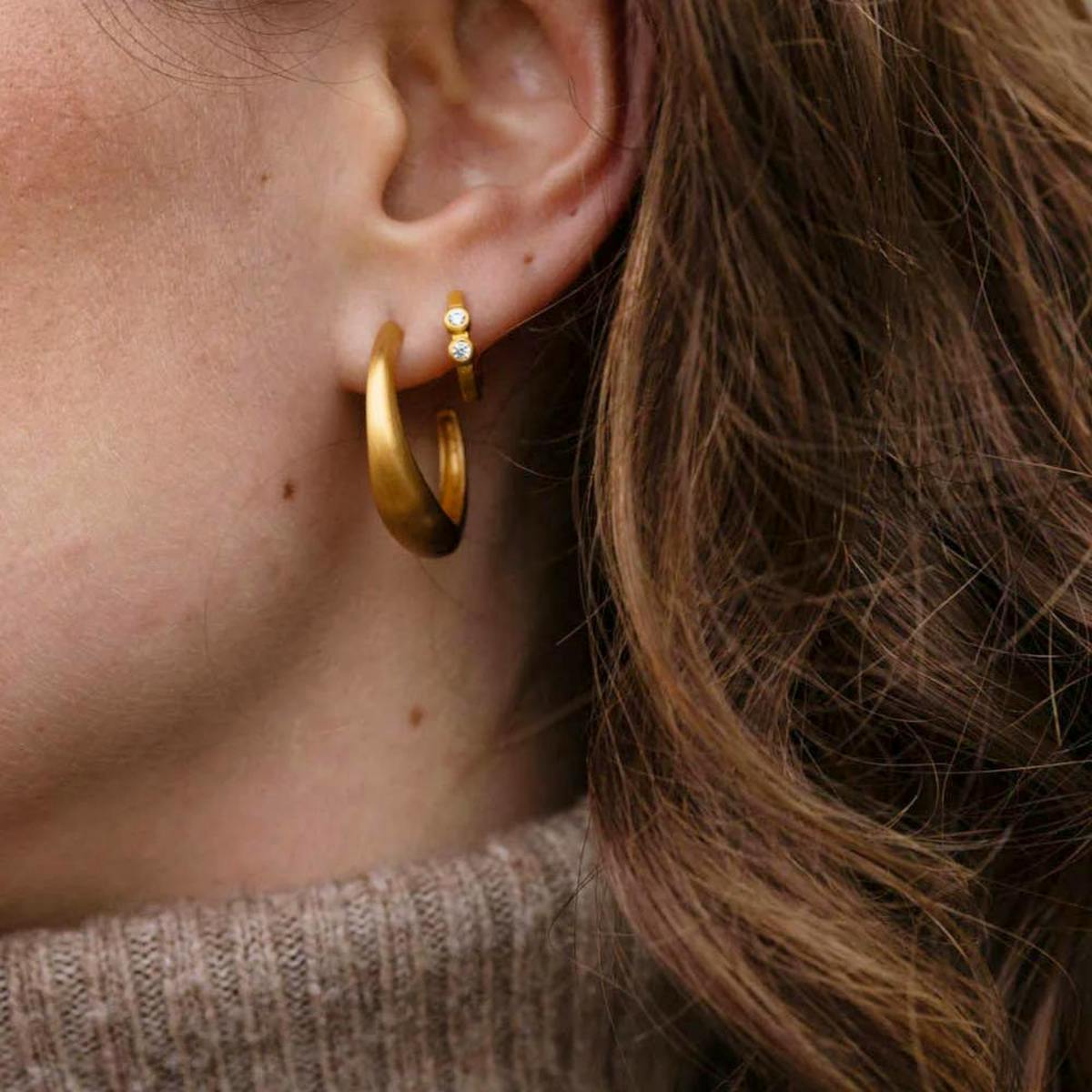 byBiehl — Lucy Hoops Green byBiehl Lucy Hoops Green — Earrings