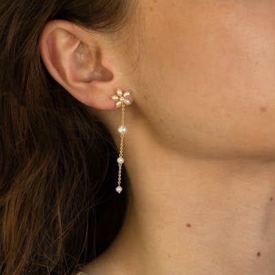 byBiehl — Pearl Signature Earhangers Long byBiehl Pearl Signature Earhangers Long — Øreringe