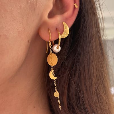 STINE A Jewelry — Big Pearl Berrie Hoop STINE A Jewelry Big Pearl Berrie Hoop — Kolczyk