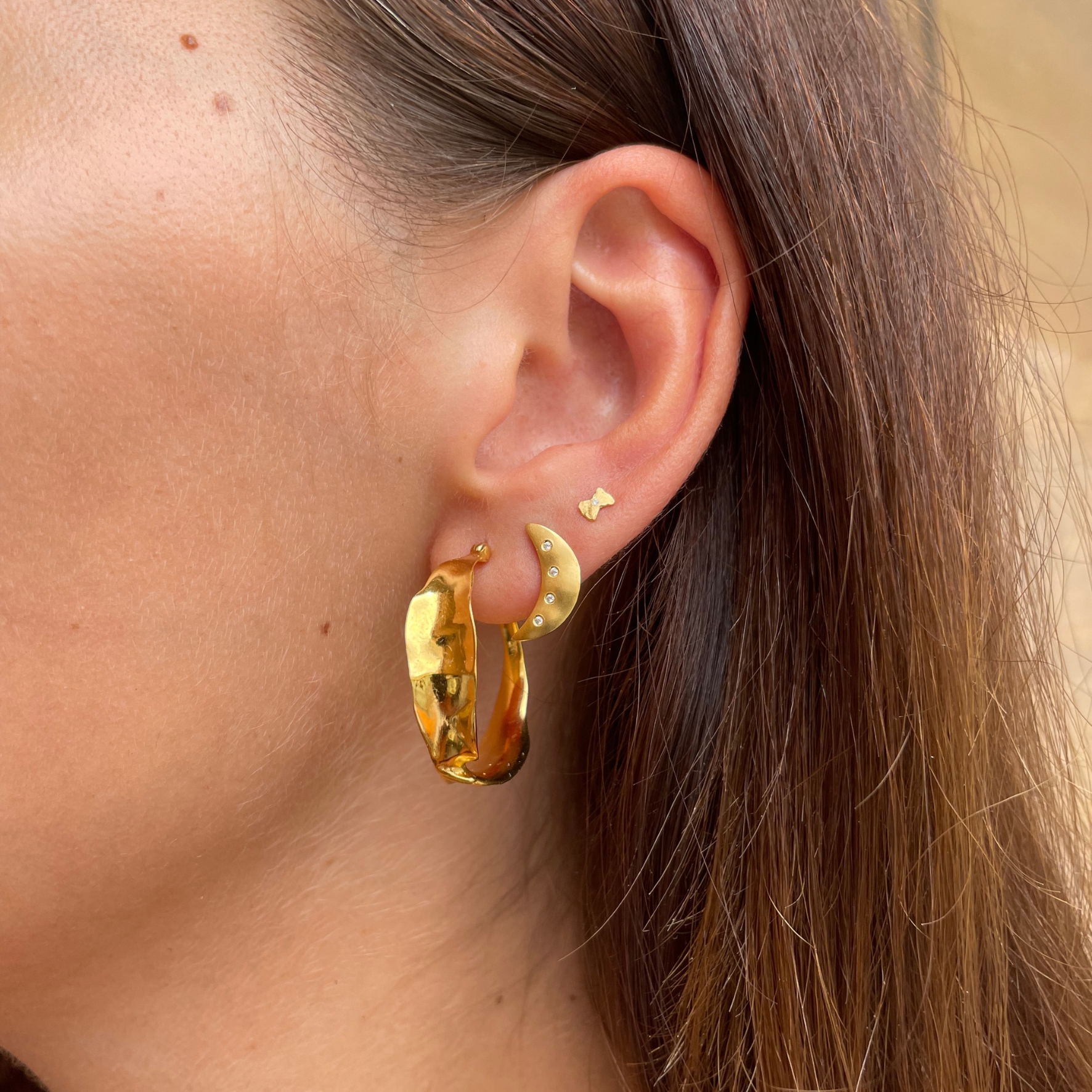 STINE A Jewelry Liquid Creol — Kolczyk