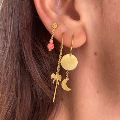 STINE A Jewelry — Sun And Moon Earring STINE A Jewelry Sun And Moon Earring — Boucle d'oreille