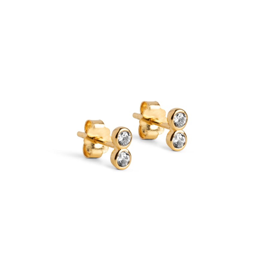 Enamel Copenhagen — Twin CZ Studs Enamel Copenhagen Twin CZ Studs — Örhängen