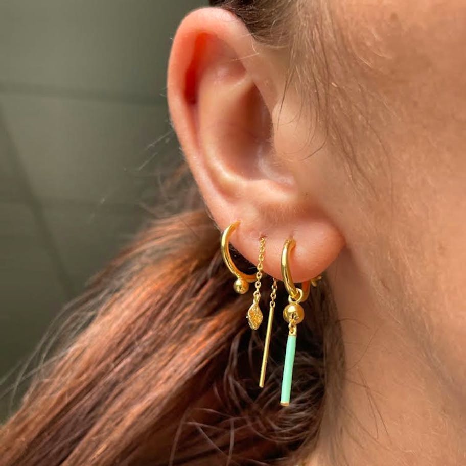 STINE A Jewelry — Tout Petit Disco Ball Earring STINE A Jewelry Tout Petit Disco Ball Earring — Earrings