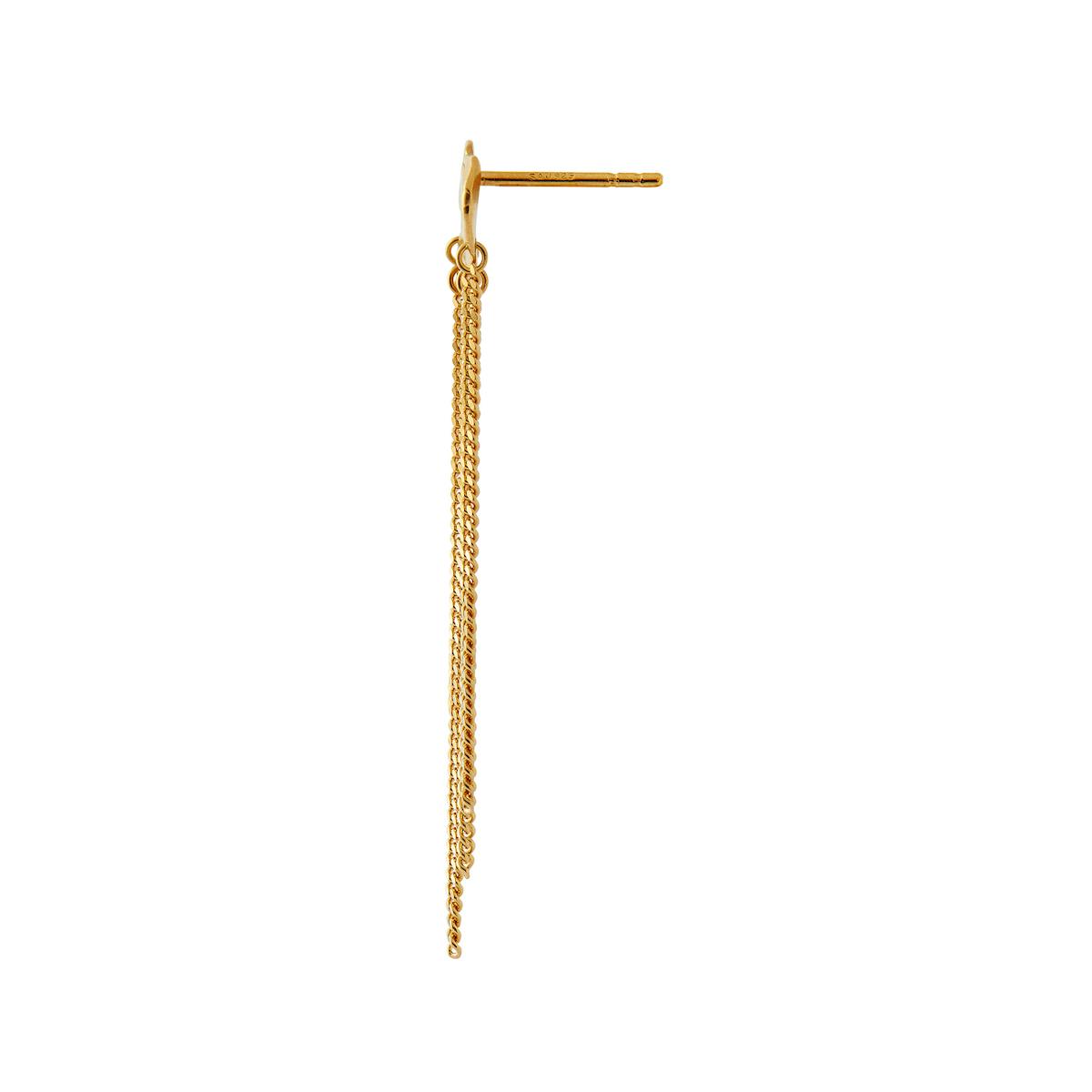 STINE A Jewelry — Shell Reflections Earring With Chains STINE A Jewelry Shell Reflections Earring With Chains — Øreringer