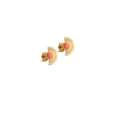 Enamel Copenhagen — Soleil Studs Light Coral Enamel Copenhagen Soleil Studs Light Coral — Boucle d'oreille