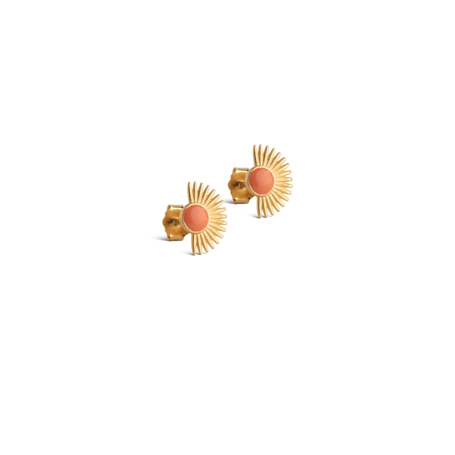 Enamel Copenhagen — Soleil Studs Light Coral Enamel Copenhagen Soleil Studs Light Coral — Örhängen