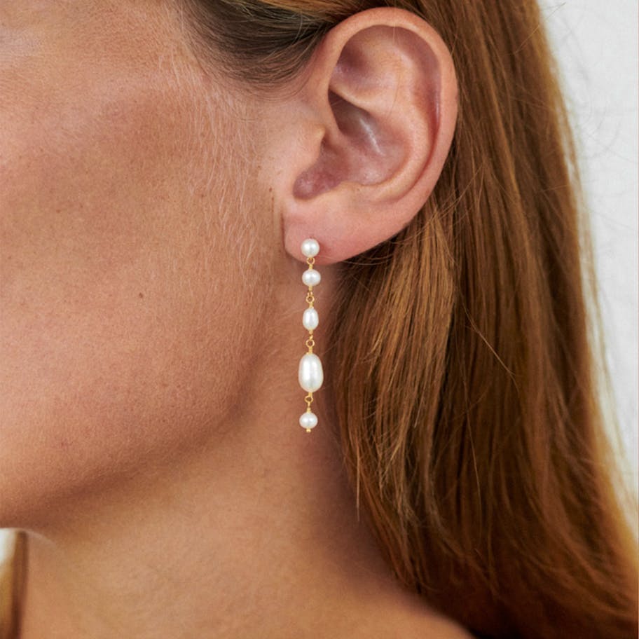 Pernille Corydon — White Dreams Earrings Pernille Corydon White Dreams Earrings — Korvakorut