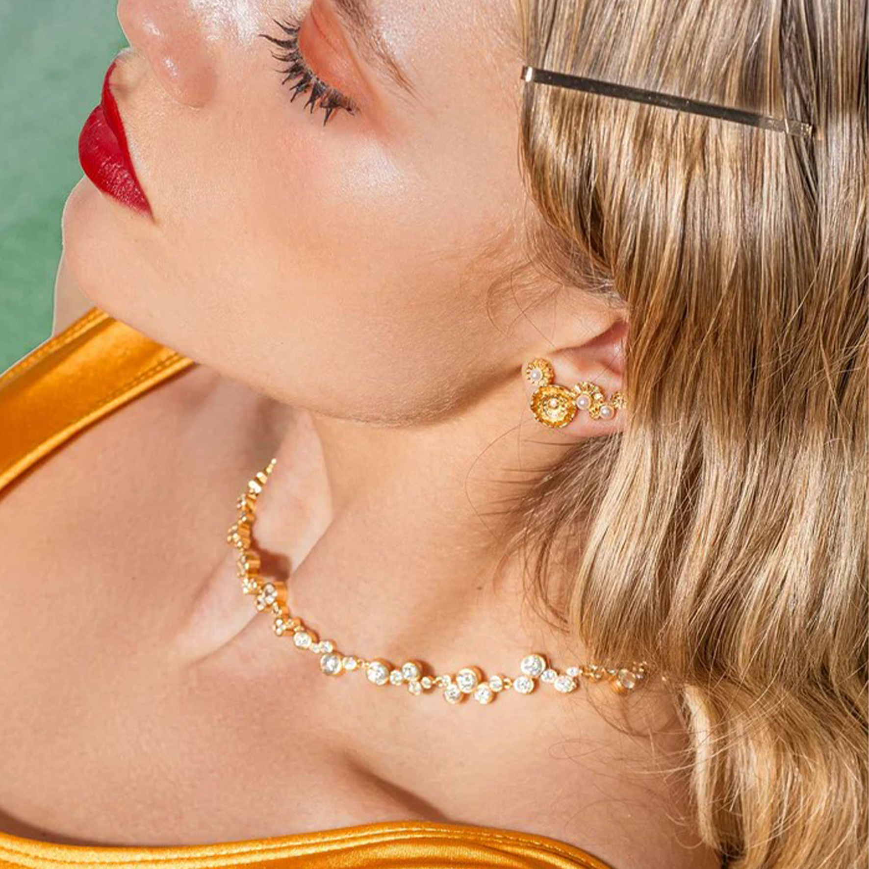 House Of Vincent Venus Meadow Cluster Earring — Náušnice