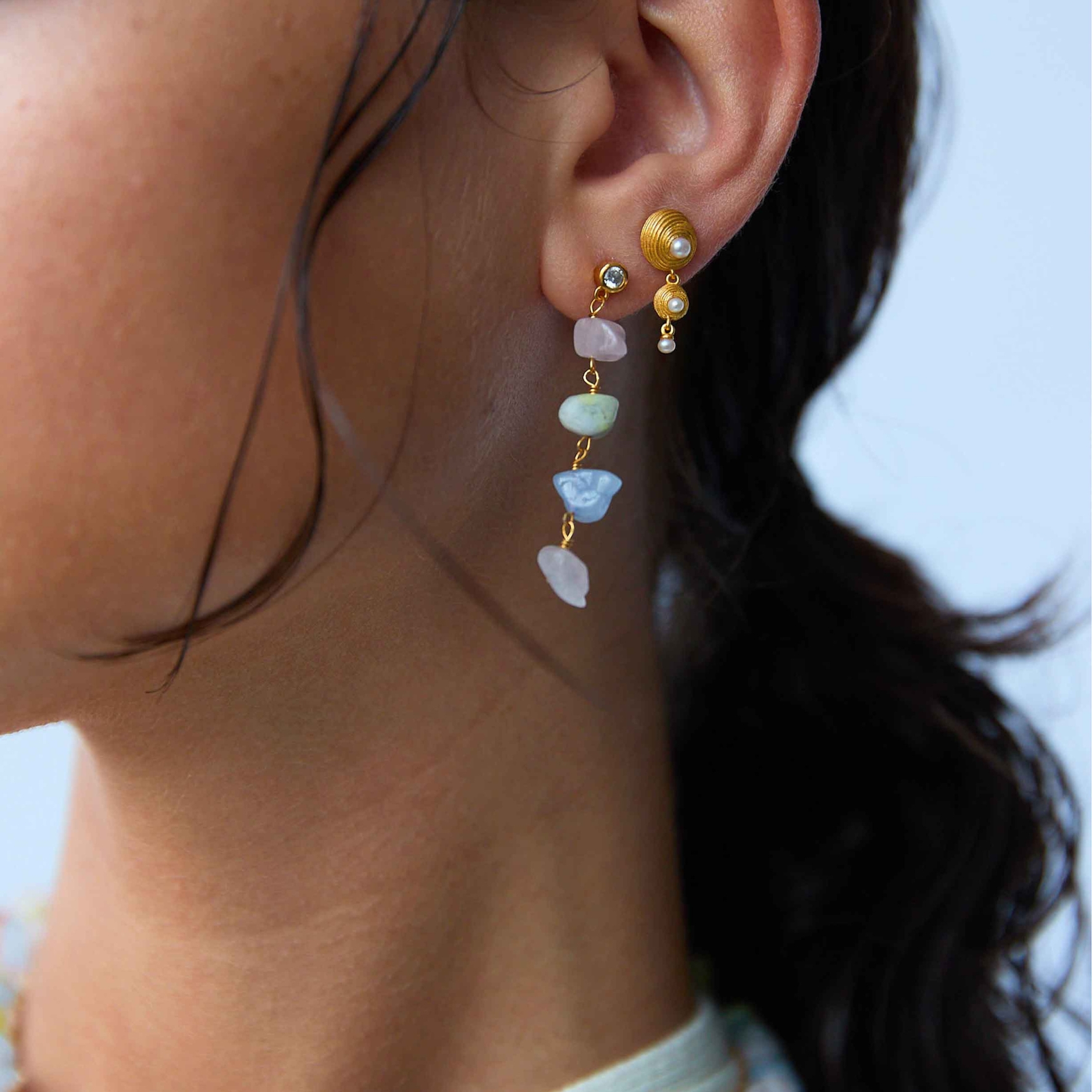 Hultquist Copenhagen Dusty Rainbow Earrings — Øreringe