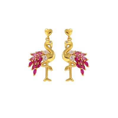 Hultquist Copenhagen — Pink Flamingo Earrings Hultquist Copenhagen Pink Flamingo Earrings — Kolczyk