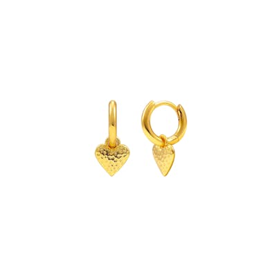 Hultquist Copenhagen — Mini Heart Hoops Hultquist Copenhagen Mini Heart Hoops — Kolczyk