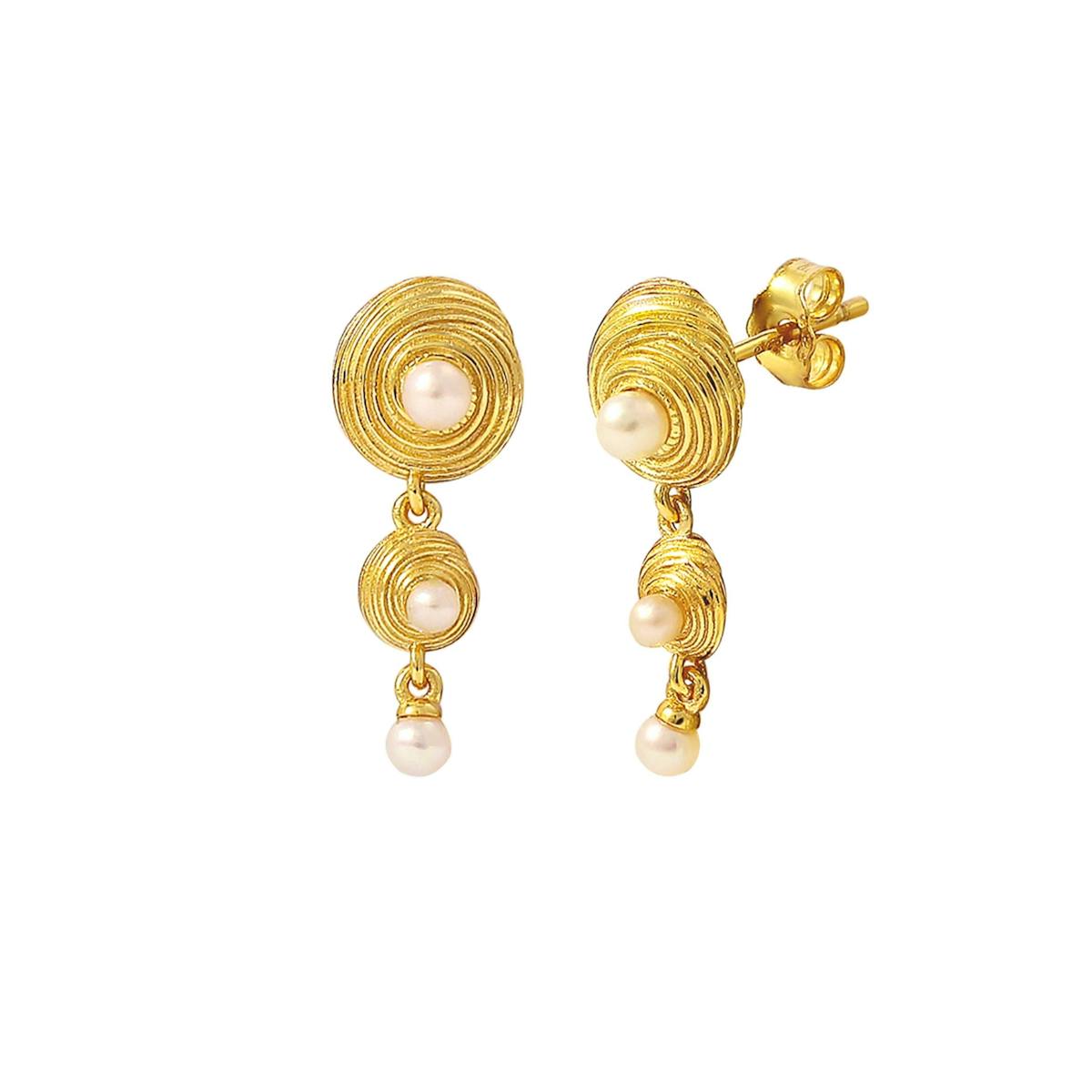 Hultquist Copenhagen — Shelly Double Earrings Hultquist Copenhagen Shelly Double Earrings — Øreringer