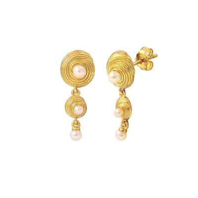 Hultquist Copenhagen — Shelly Double Earrings Hultquist Copenhagen Shelly Double Earrings — Boucle d'oreille