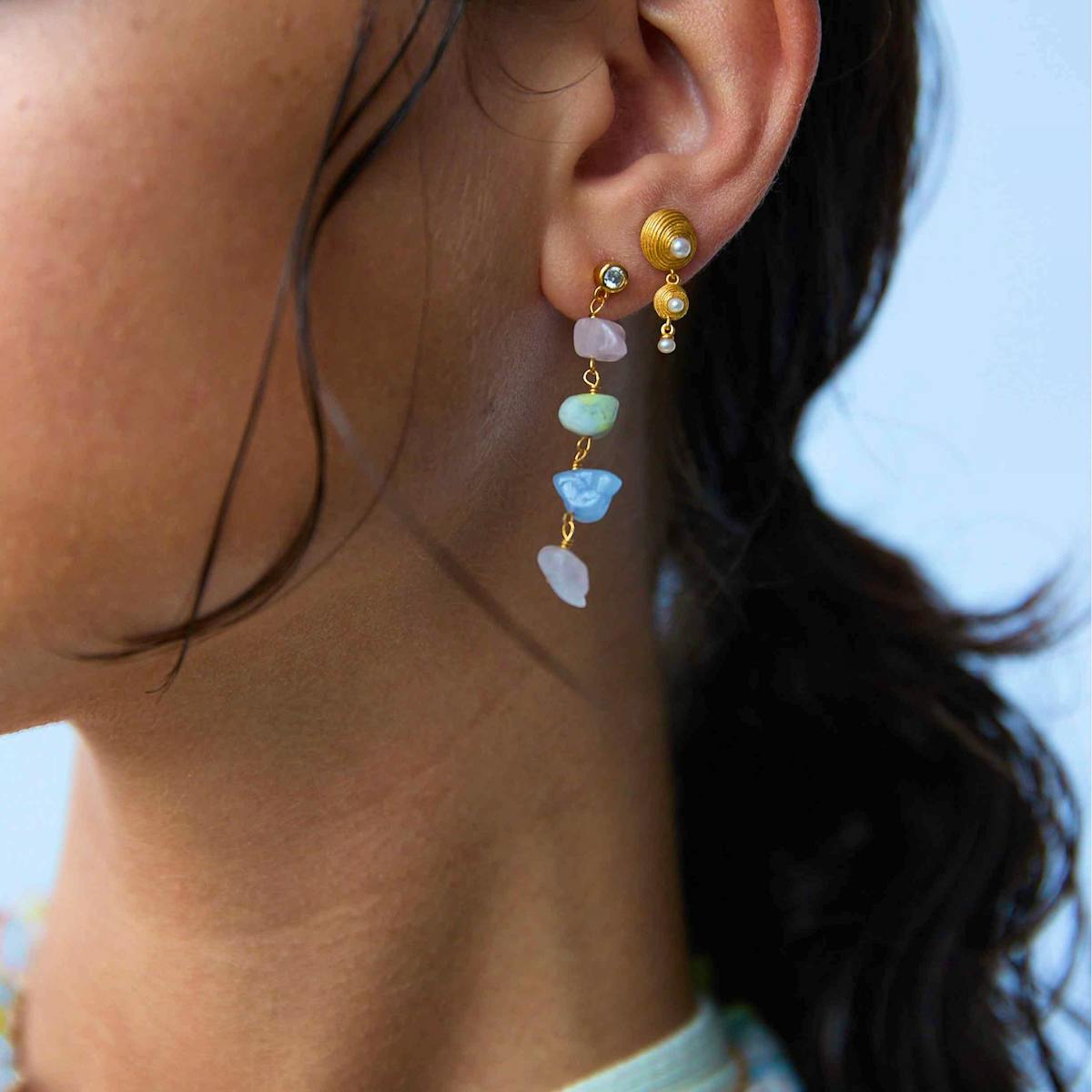 Hultquist Copenhagen — Shelly Double Earrings Hultquist Copenhagen Shelly Double Earrings — Øreringer