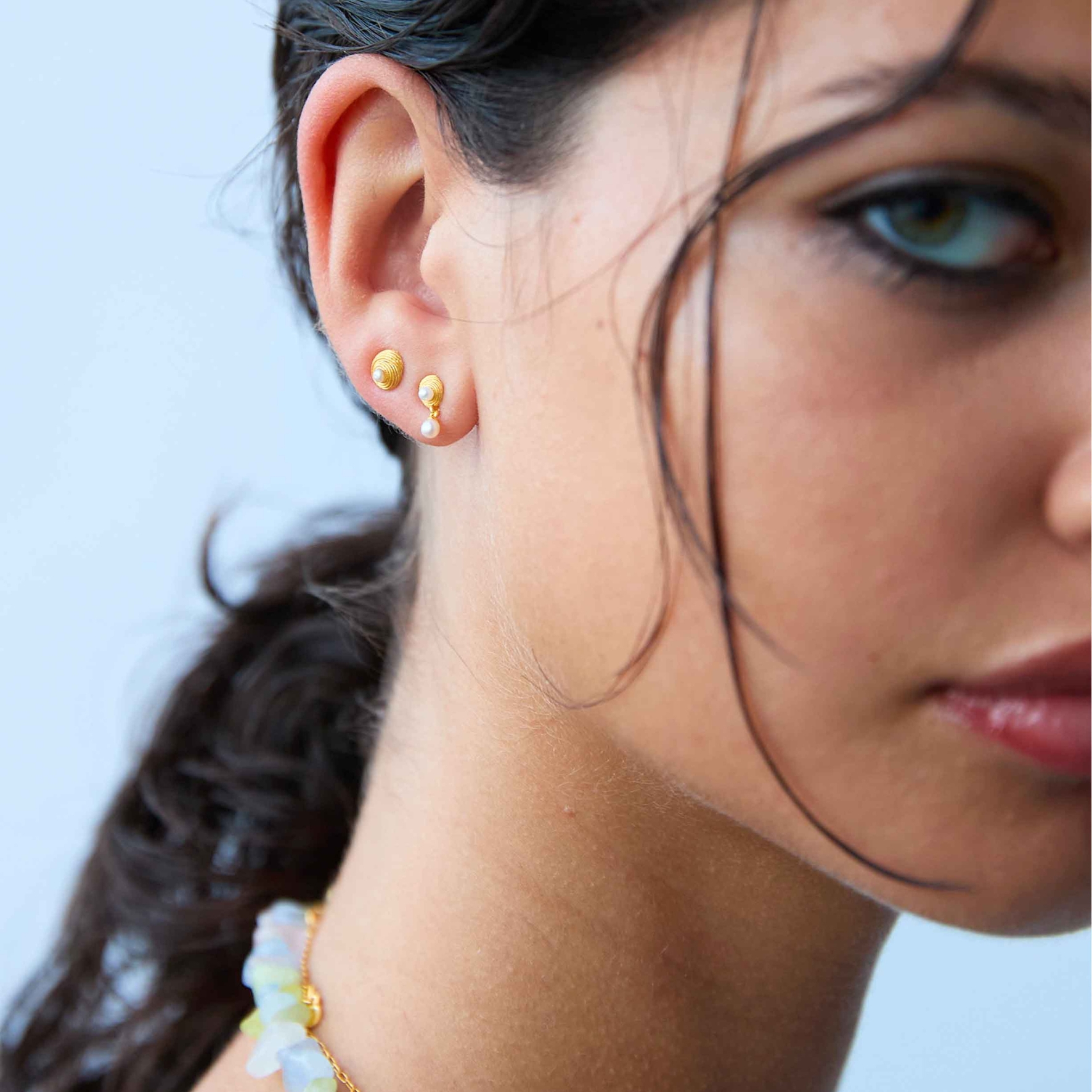 Hultquist Copenhagen Shelly Mini Earrings — Øreringer