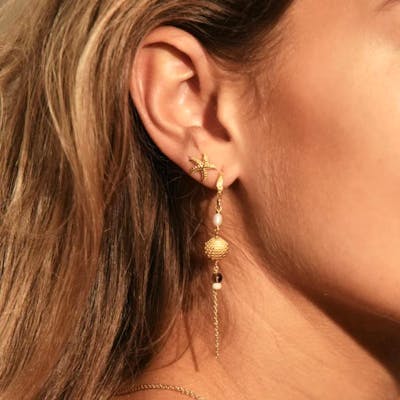 Sistie — Marina Seashell Earchains Sistie Marina Seashell Earchains — Örhängen