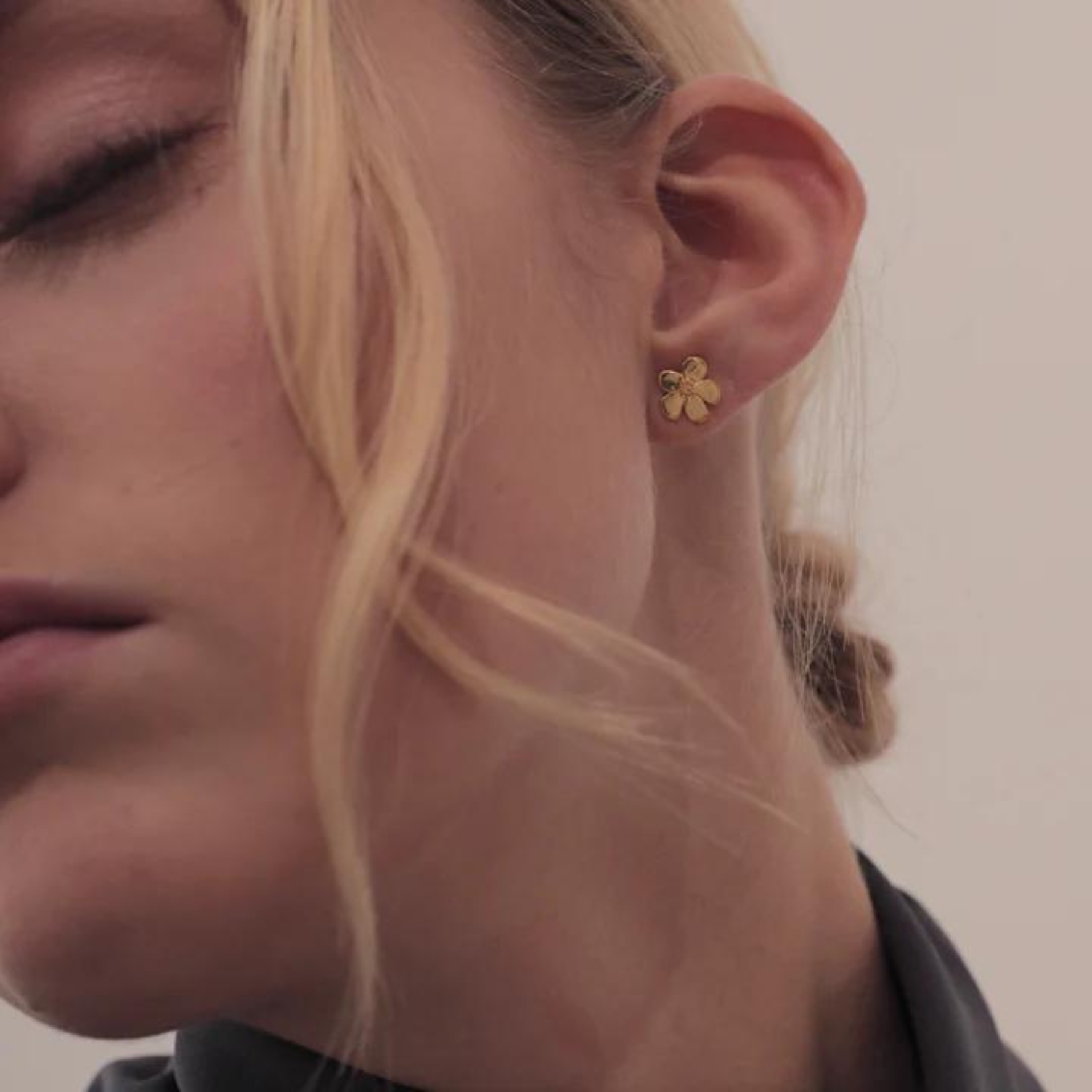 Izabel Camille Pansy Earsticks — Earrings