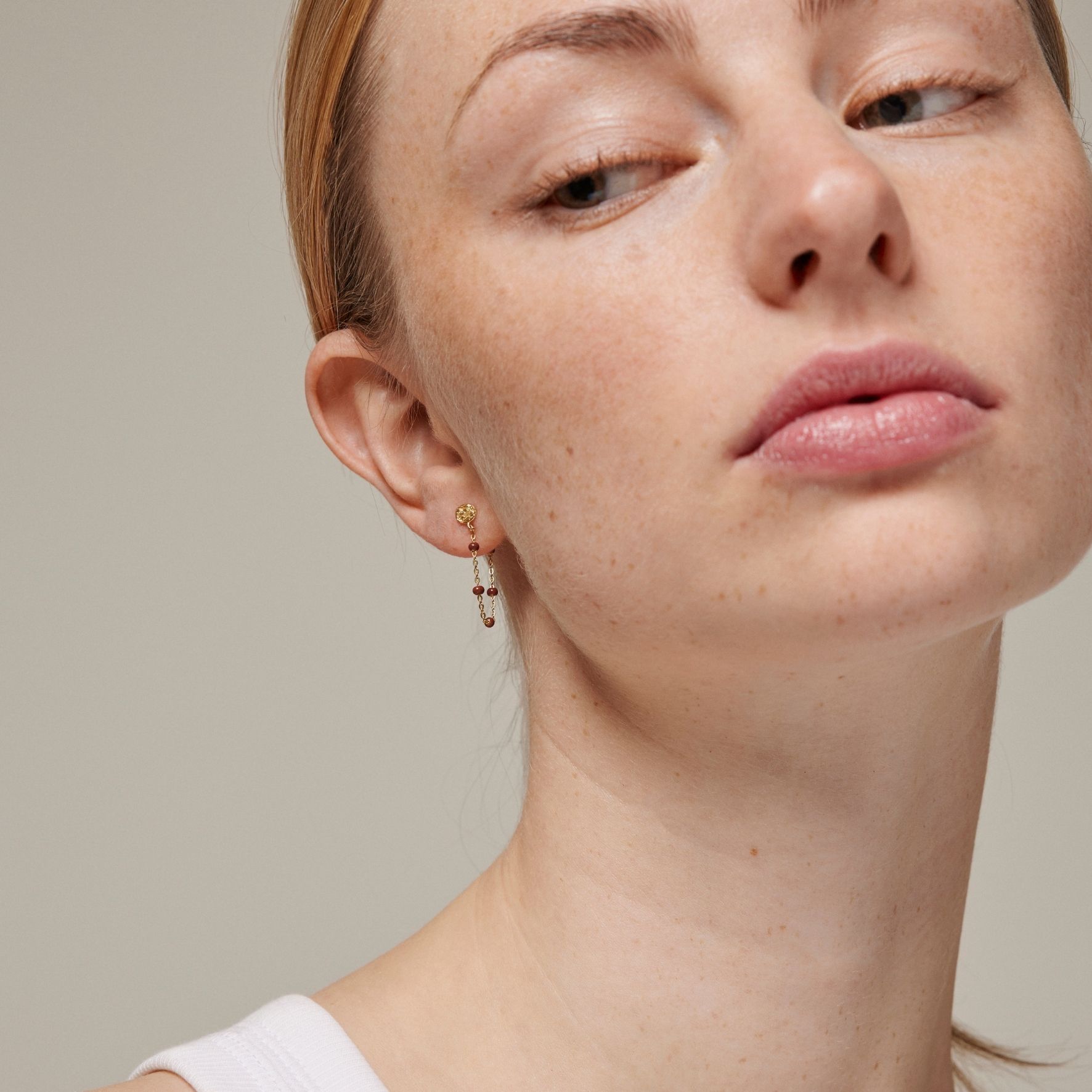 Enamel Copenhagen Lola Earrings Copper — Boucle d'oreille