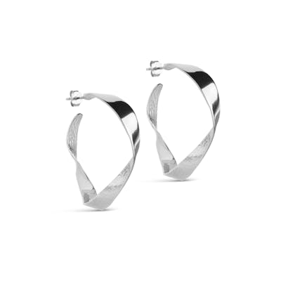 Enamel Copenhagen — Scarlet Large Hoops Enamel Copenhagen Scarlet Large Hoops — Øreringer