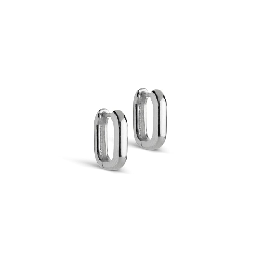 Enamel Copenhagen — Square Hoops 15 mm Enamel Copenhagen Square Hoops 15 mm — Øreringe