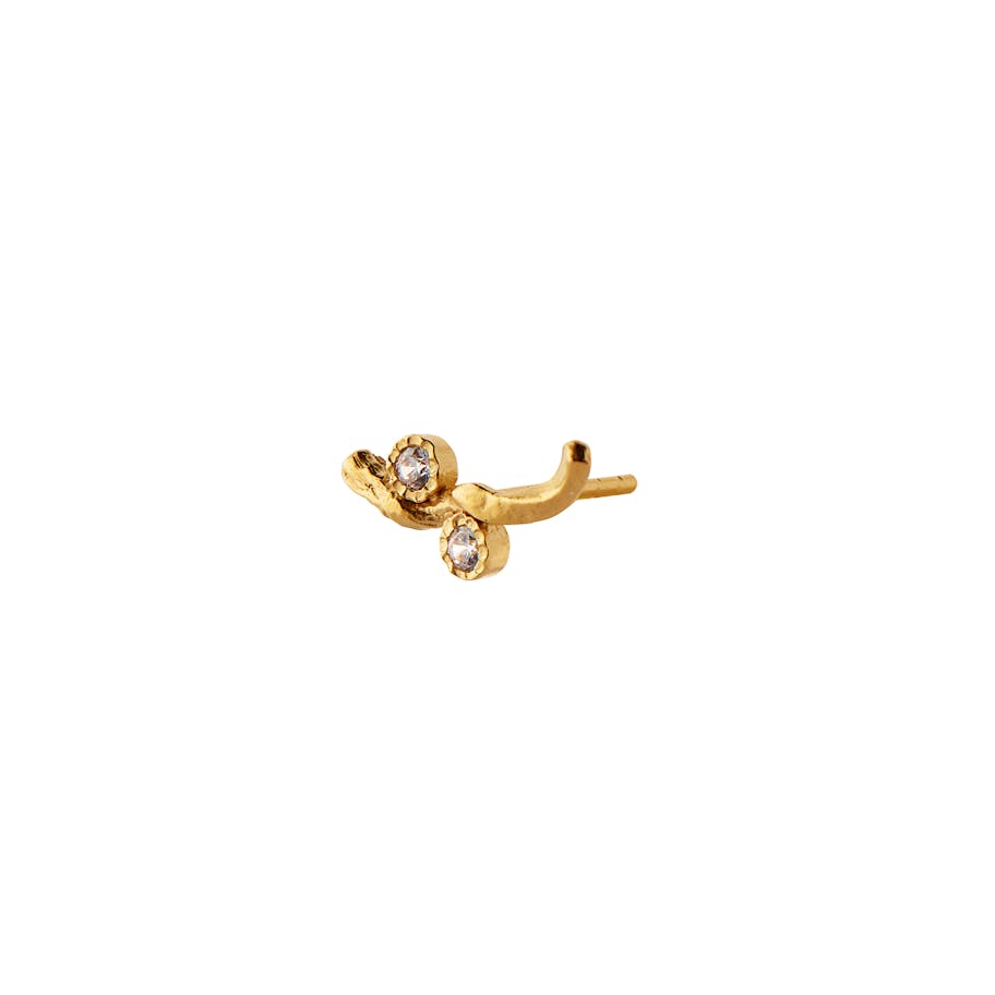 STINE A Jewelry — Flow Earring With Two Stones STINE A Jewelry Flow Earring With Two Stones — Örhängen