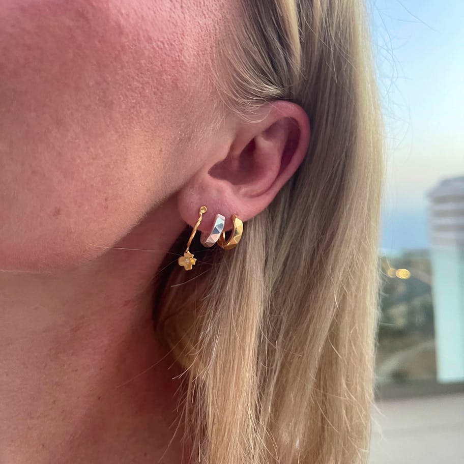 STINE A Jewelry — Petit Flow Creol With Garden Flower STINE A Jewelry Petit Flow Creol With Garden Flower — Earrings