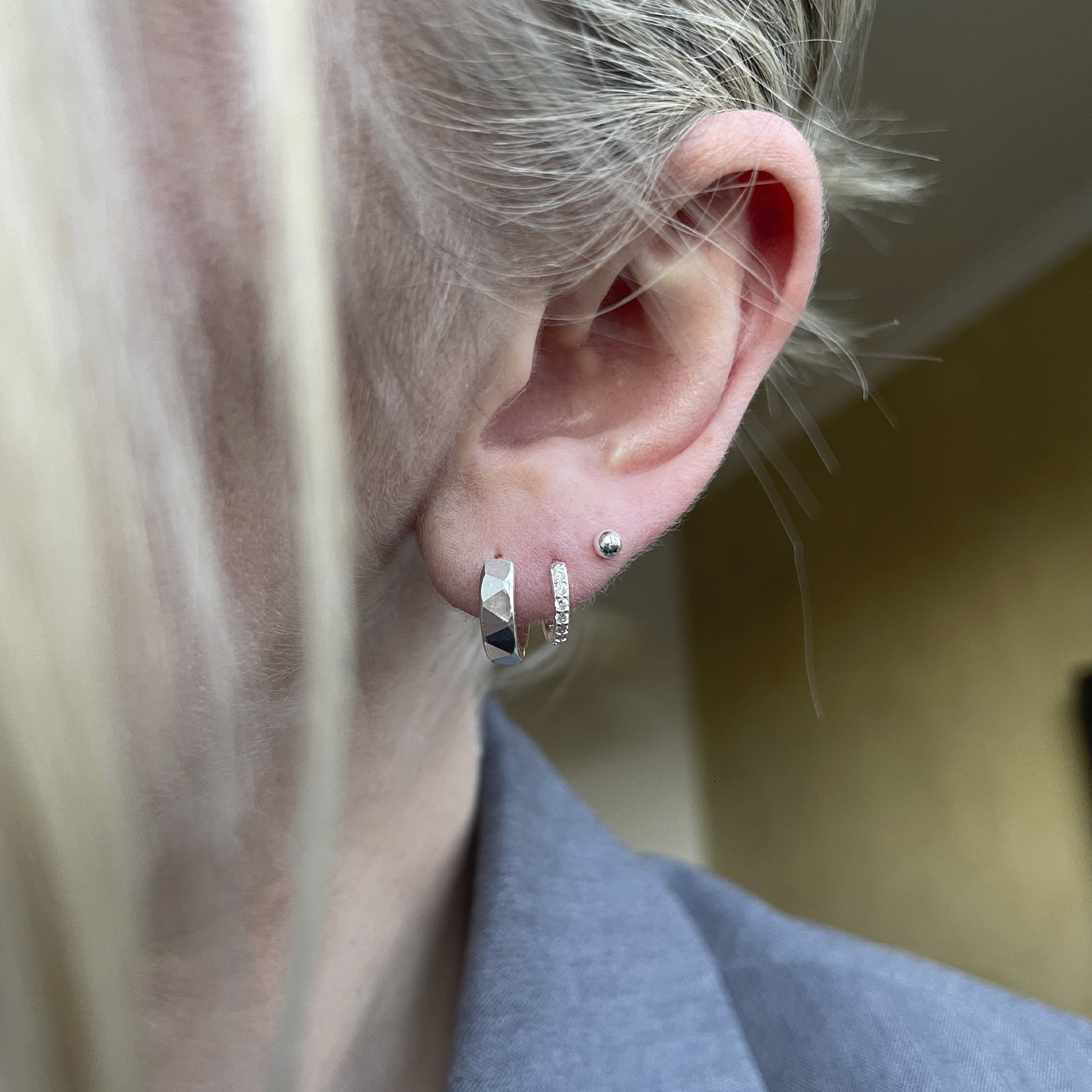 A-Hjort Jewellery Caroline Chunky Hoops — Örhängen