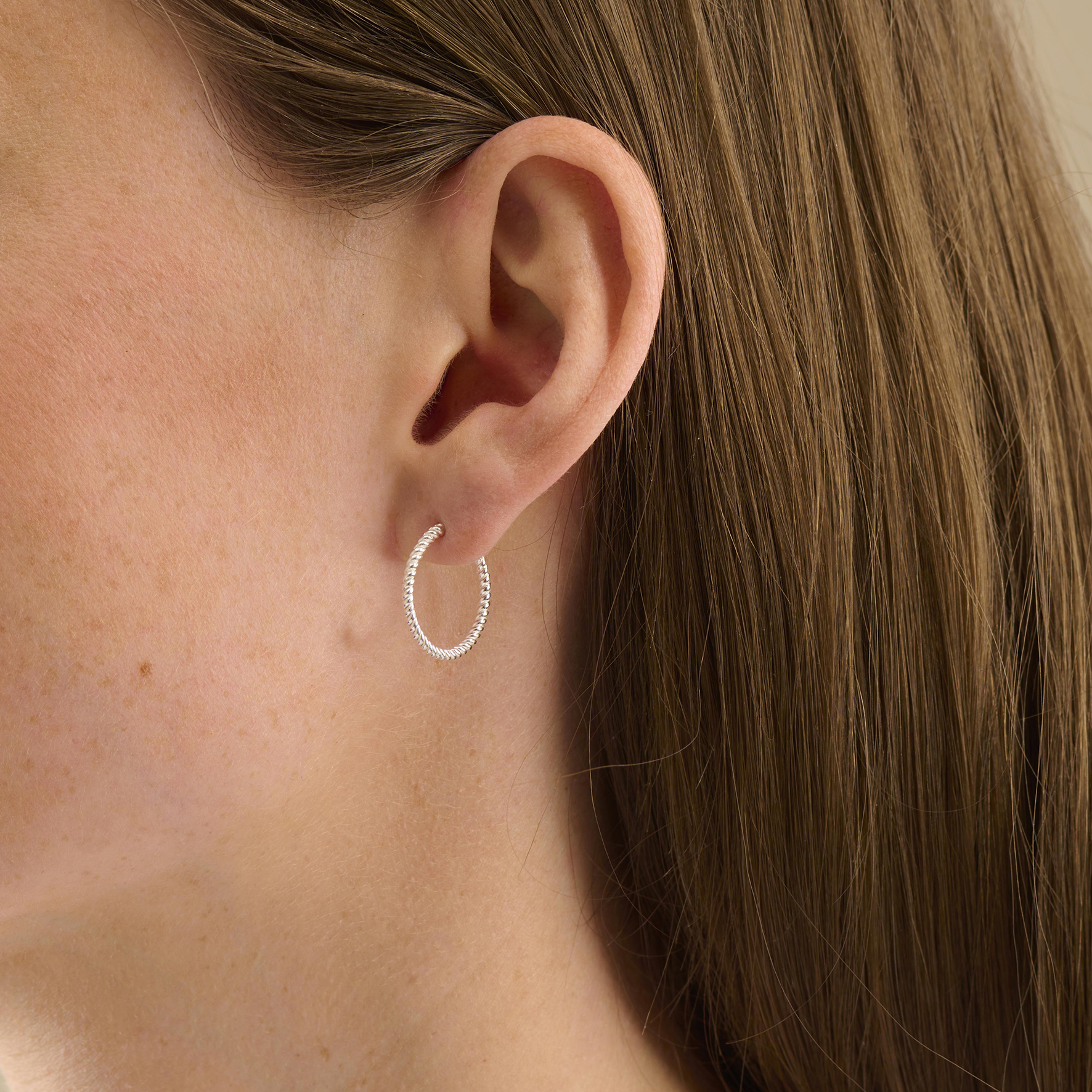 Pernille Corydon Small Twisted Creoles — Øreringe