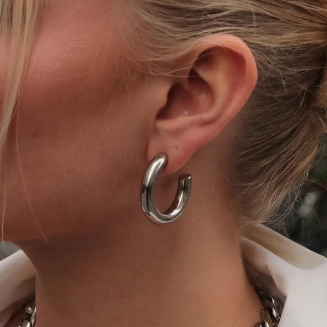 Sistie 2nd Aura Medium Hoops — Kolczyk