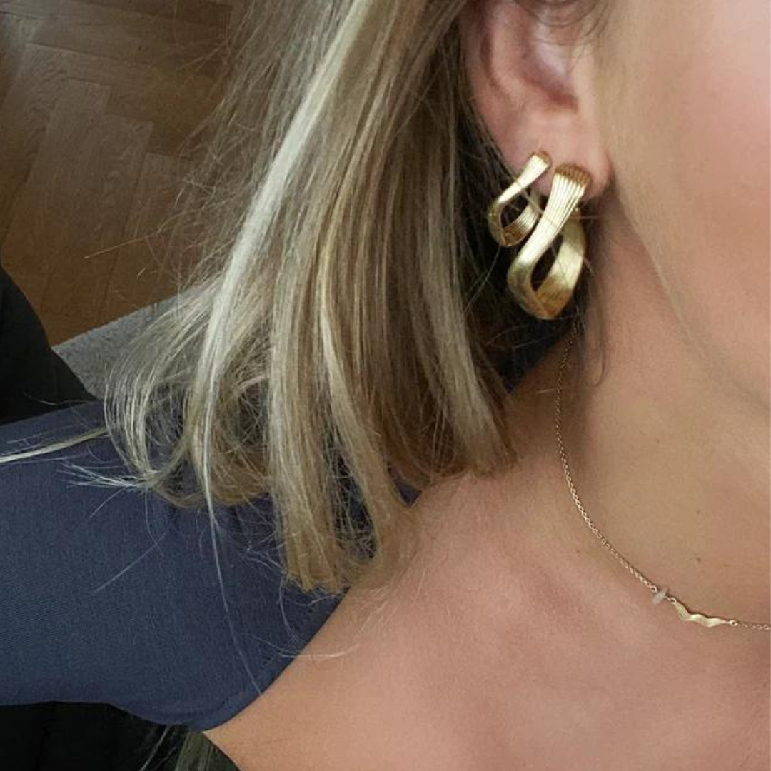 Sistie 2nd Silke x Sistie 2nd Small Creoles — Náušnice