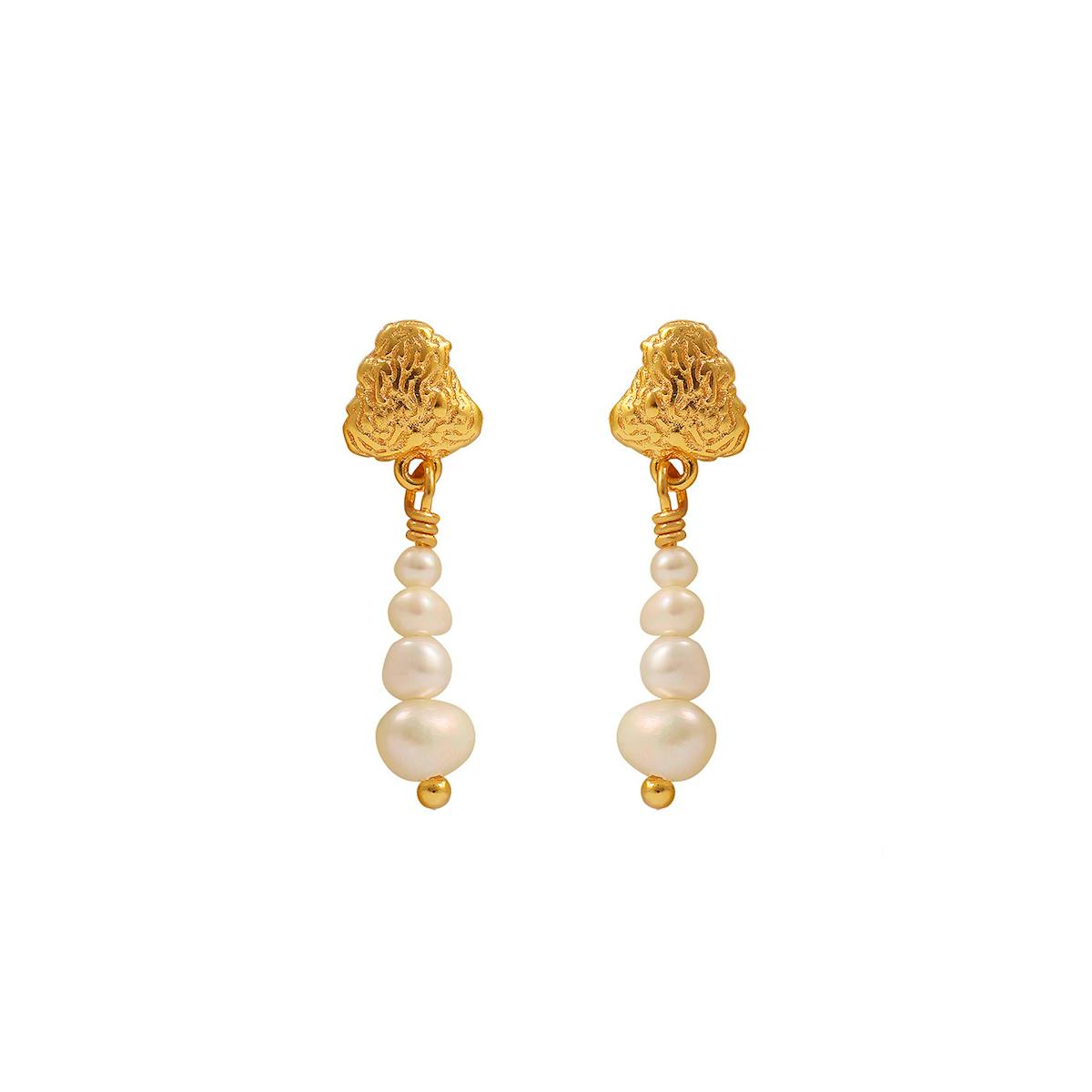 Hultquist Copenhagen — Coralie White Earrings Hultquist Copenhagen Coralie White Earrings — Ohrringe