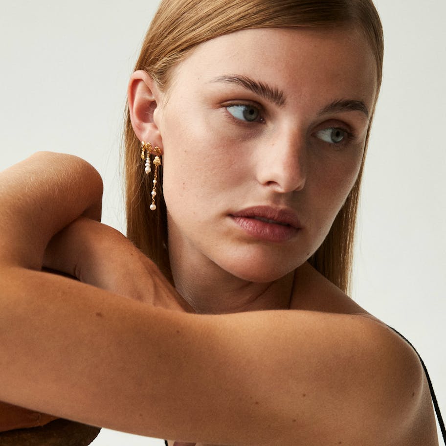 Hultquist Copenhagen — Coralie White Earrings Hultquist Copenhagen Coralie White Earrings — Örhängen