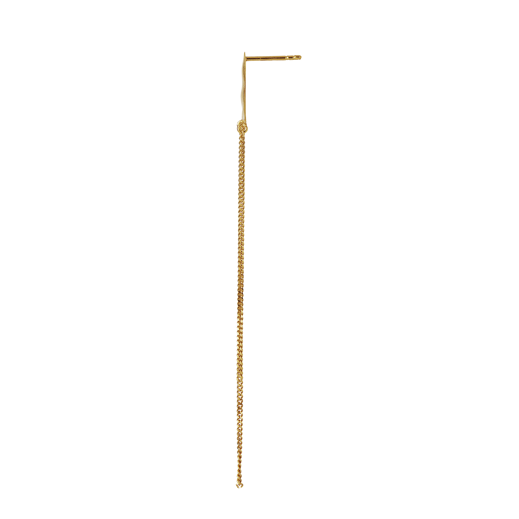 STINE A Jewelry Bella Moon Earring with Long Chains — Örhängen