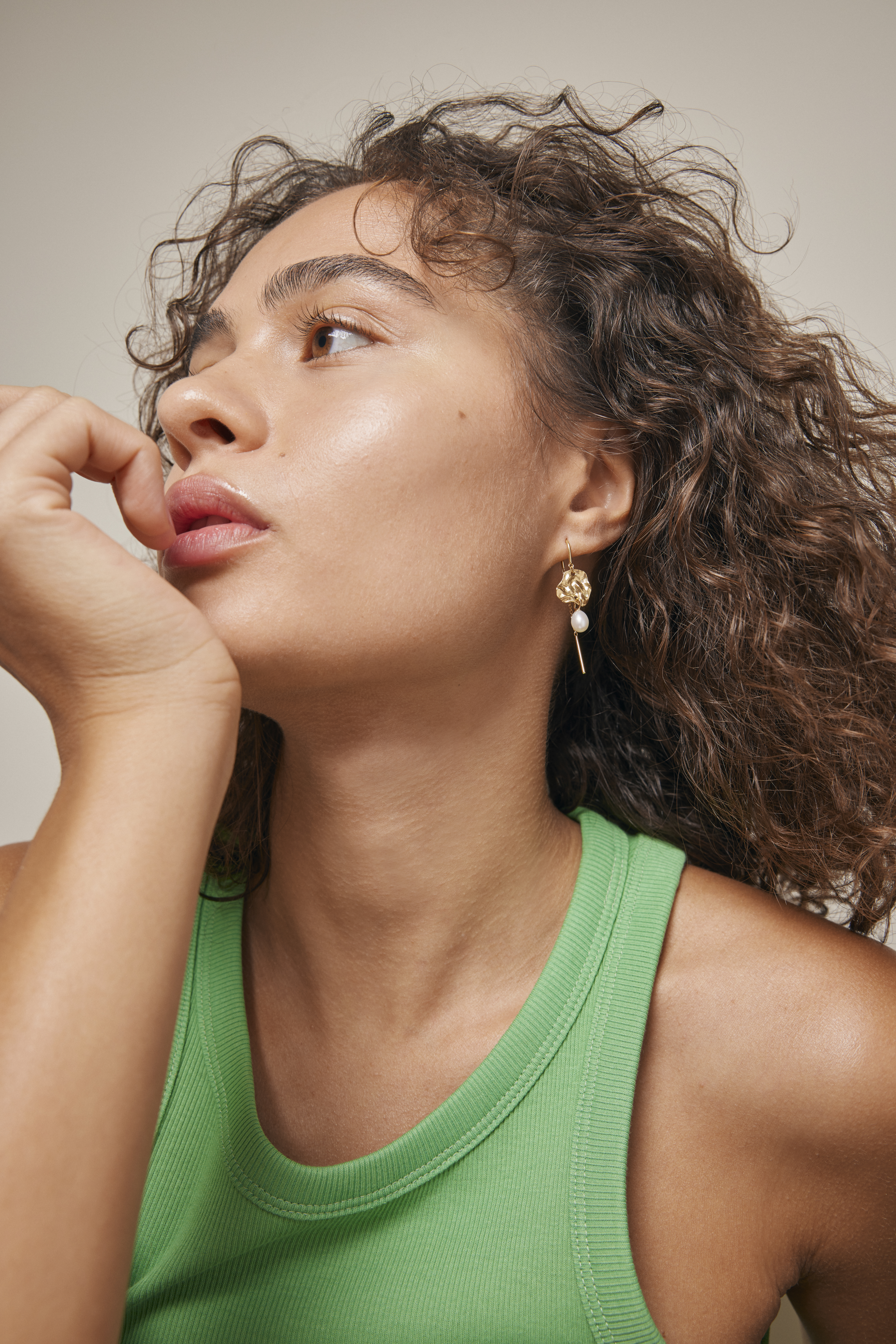 Enamel Copenhagen Kai Earrings Pearl — Boucle d'oreille