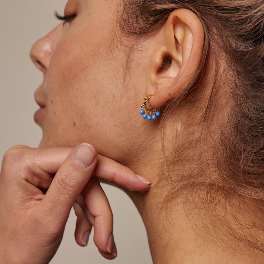 Enamel Copenhagen — Astrid Earrings Grass Green Enamel Copenhagen Astrid Earrings Grass Green — Örhängen