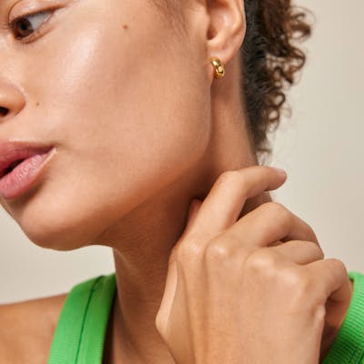 Enamel Copenhagen — Classic Wide Hoops Enamel Copenhagen Classic Wide Hoops — Kolczyk