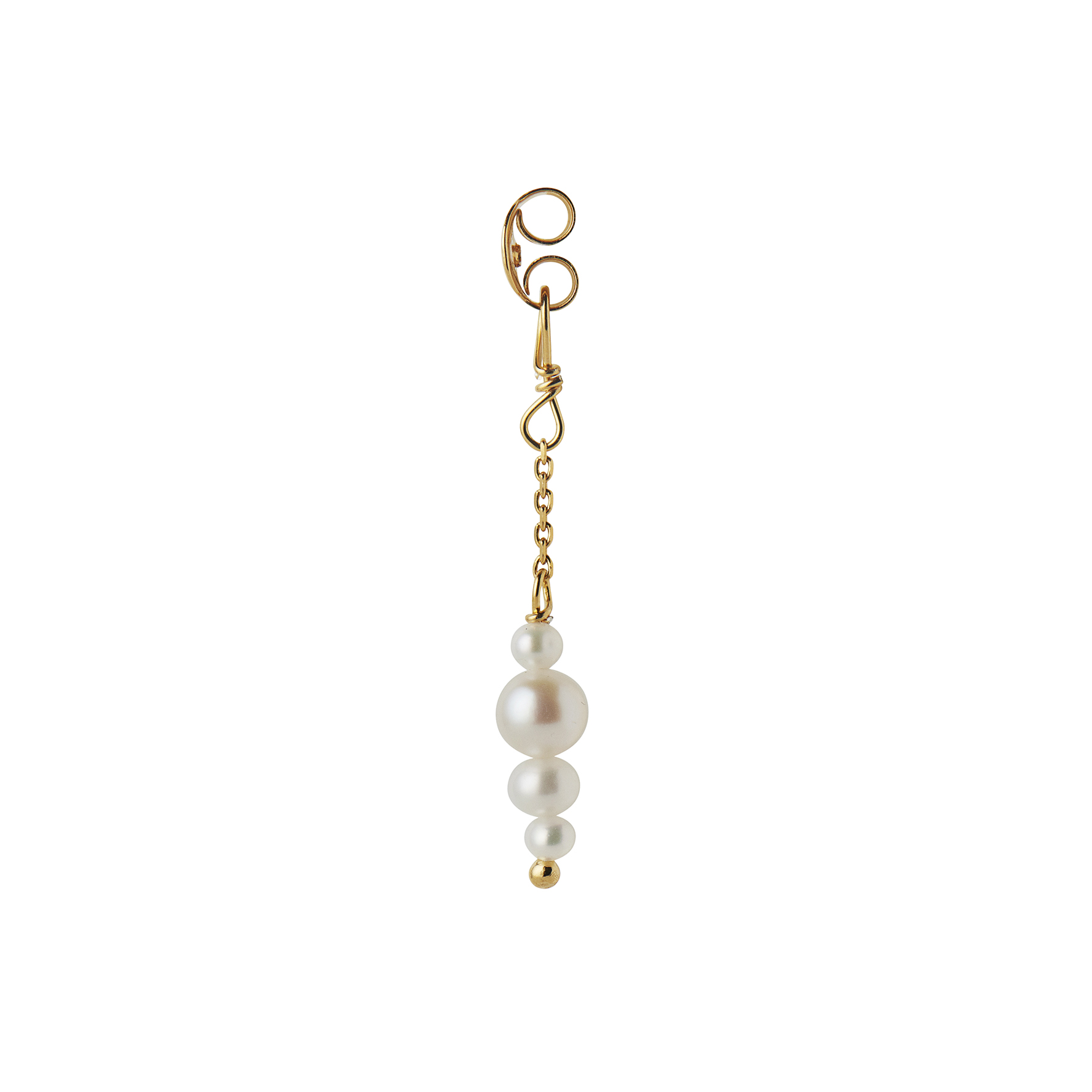 STINE A Jewelry Petit Pearl Berries Behind Ear Earring — Örhängen