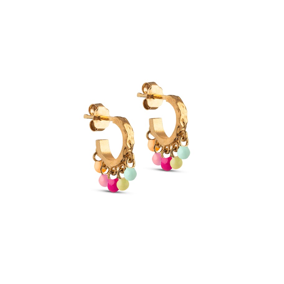Enamel Copenhagen — Astrid Rainbow Hoops Enamel Copenhagen Astrid Rainbow Hoops — Kolczyk