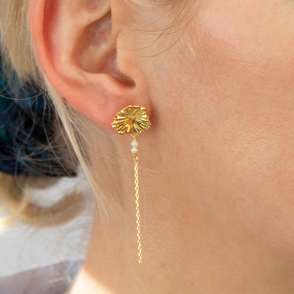 Hultquist Copenhagen Dagmar Chain Earrings — Oorbel