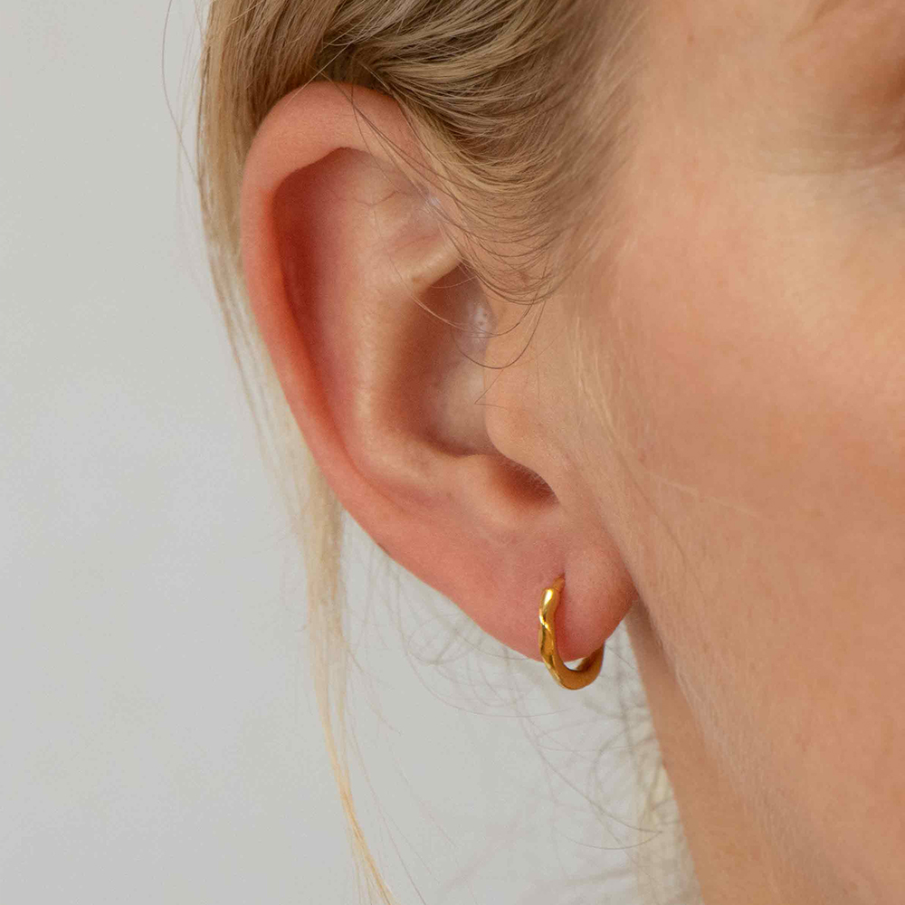 Hultquist Copenhagen Apollo Hoops — Kolczyk