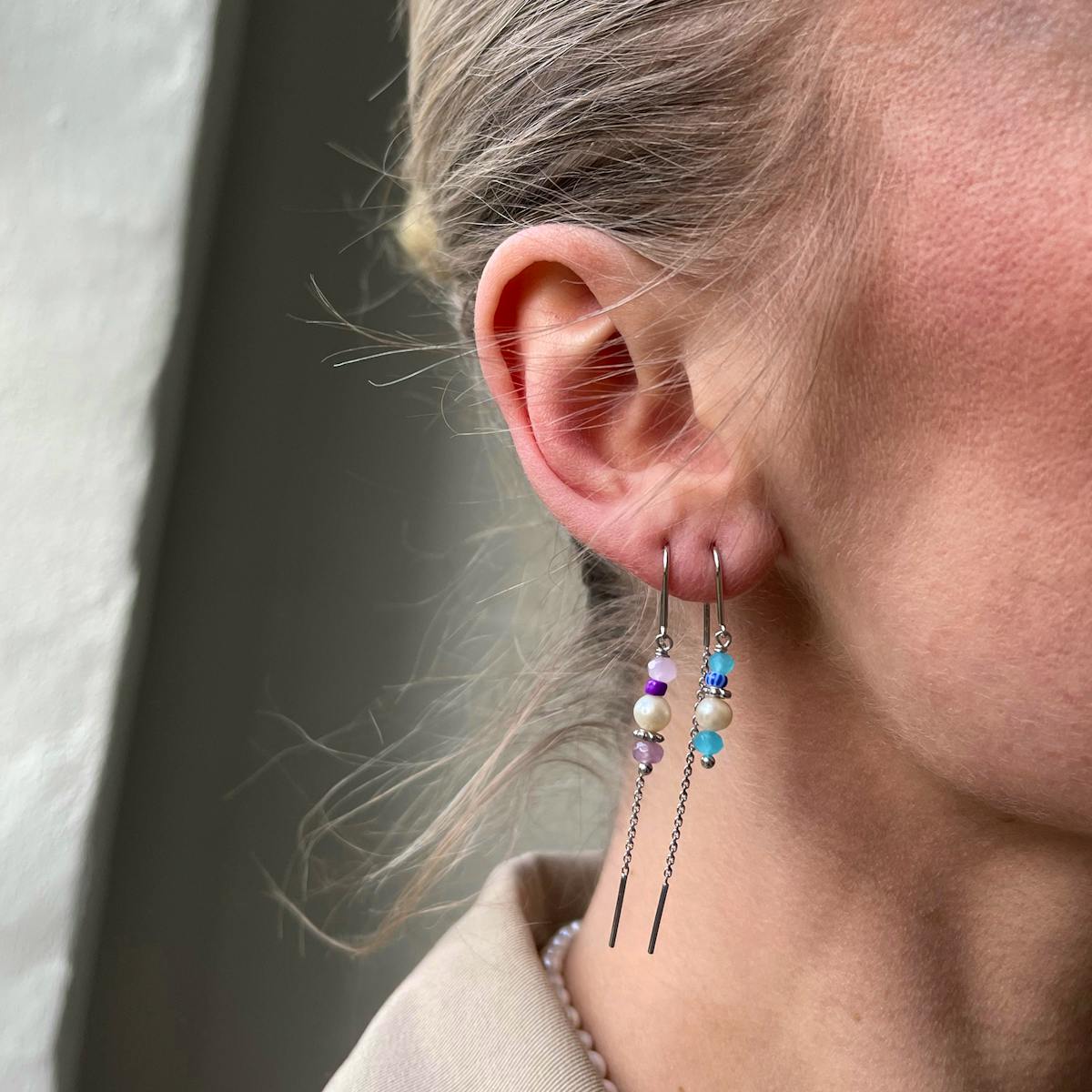Sistie — Simona Blue Earrings Sistie Simona Blue Earrings — Boucle d'oreille