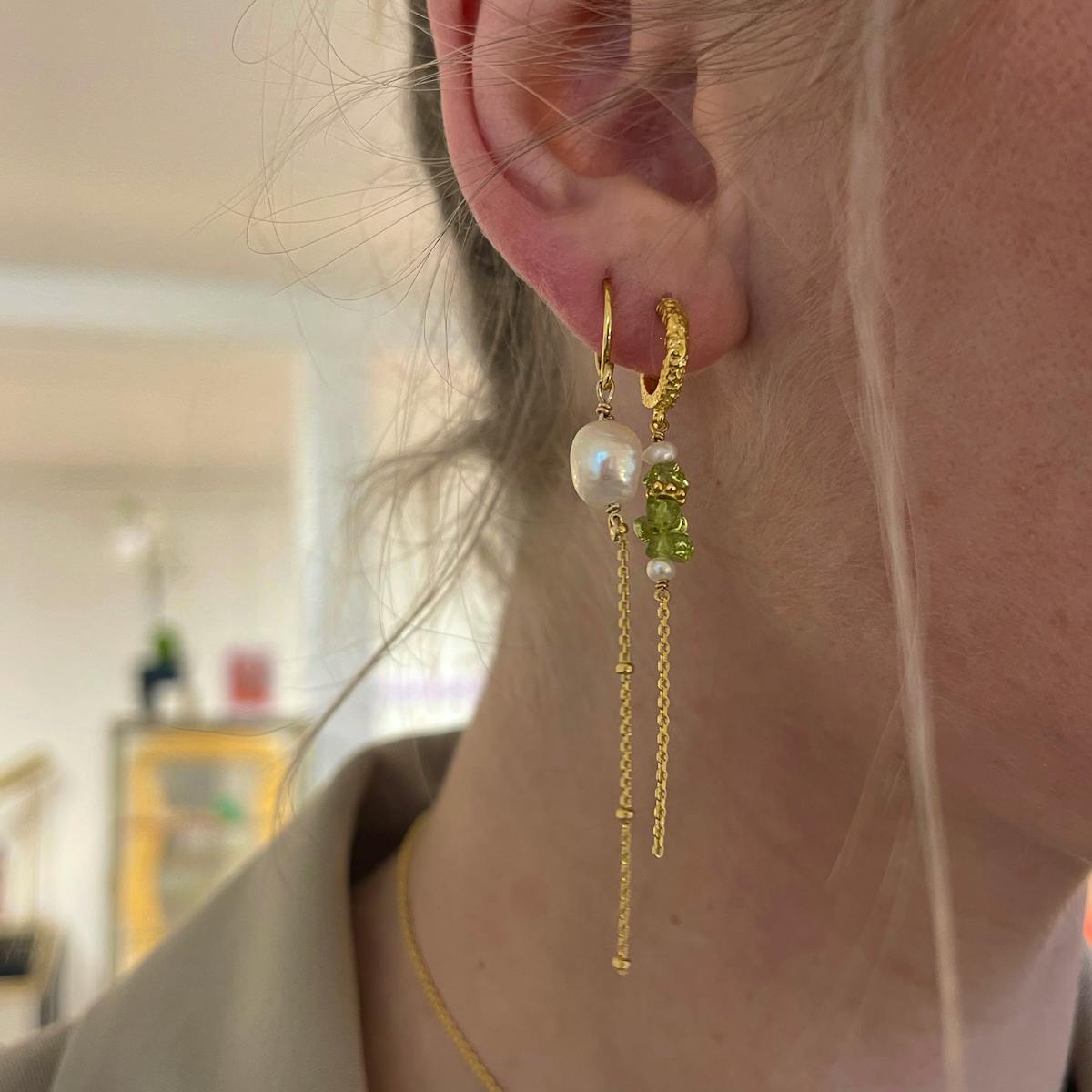 Sistie — Beach Green Earrings Sistie Beach Green Earrings — Örhängen