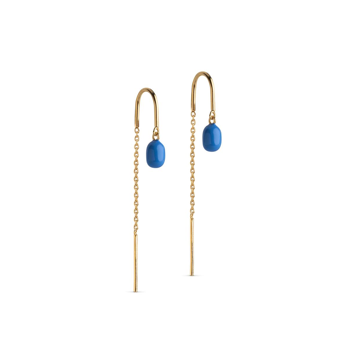 Enamel Copenhagen — Eleanor Earrings Cornflower Enamel Copenhagen Eleanor Earrings Cornflower — Earrings