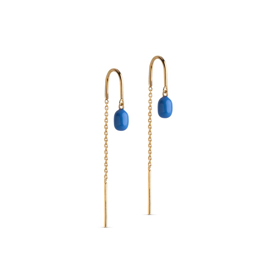 Enamel Copenhagen — Eleanor Earrings Cornflower Enamel Copenhagen Eleanor Earrings Cornflower — Øreringe