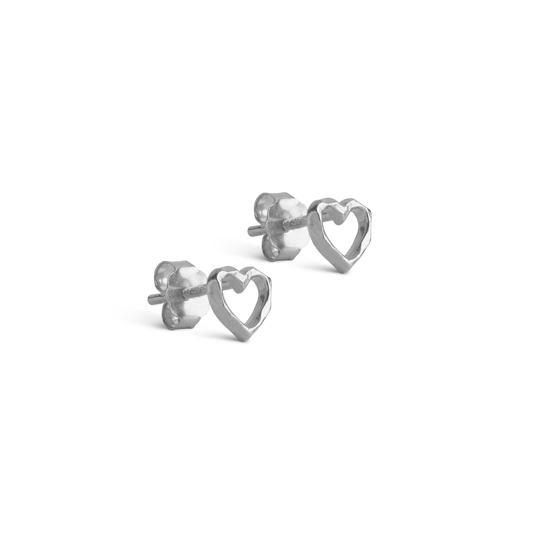 Enamel Copenhagen Organic Heart Studs — Kolczyk