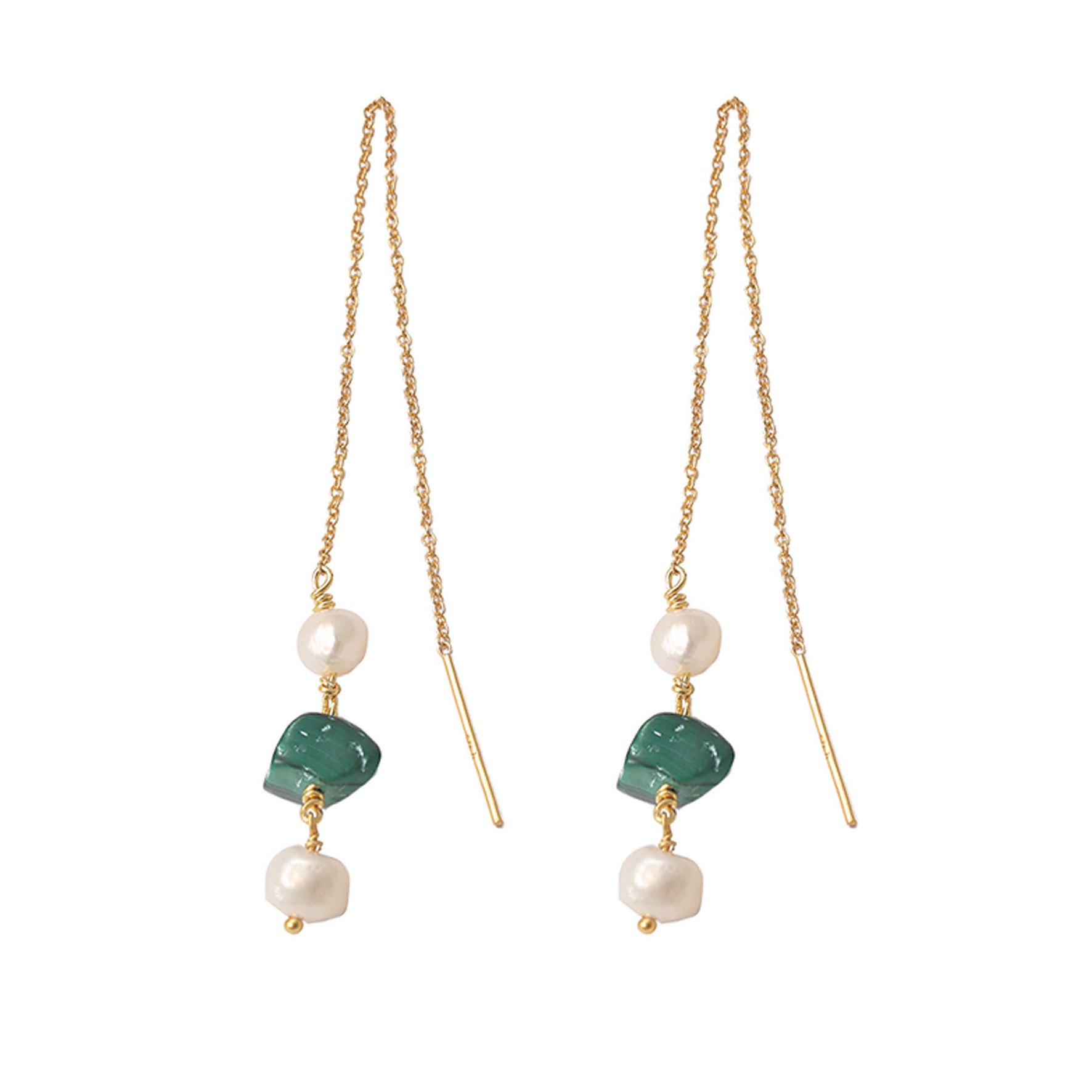 Hultquist Copenhagen Green Ellie Earrings — Kolczyk