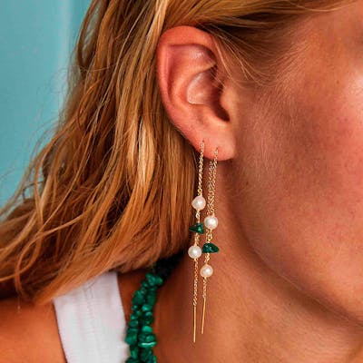 Hultquist Copenhagen — Green Ellie Earrings Hultquist Copenhagen Green Ellie Earrings — Øreringe