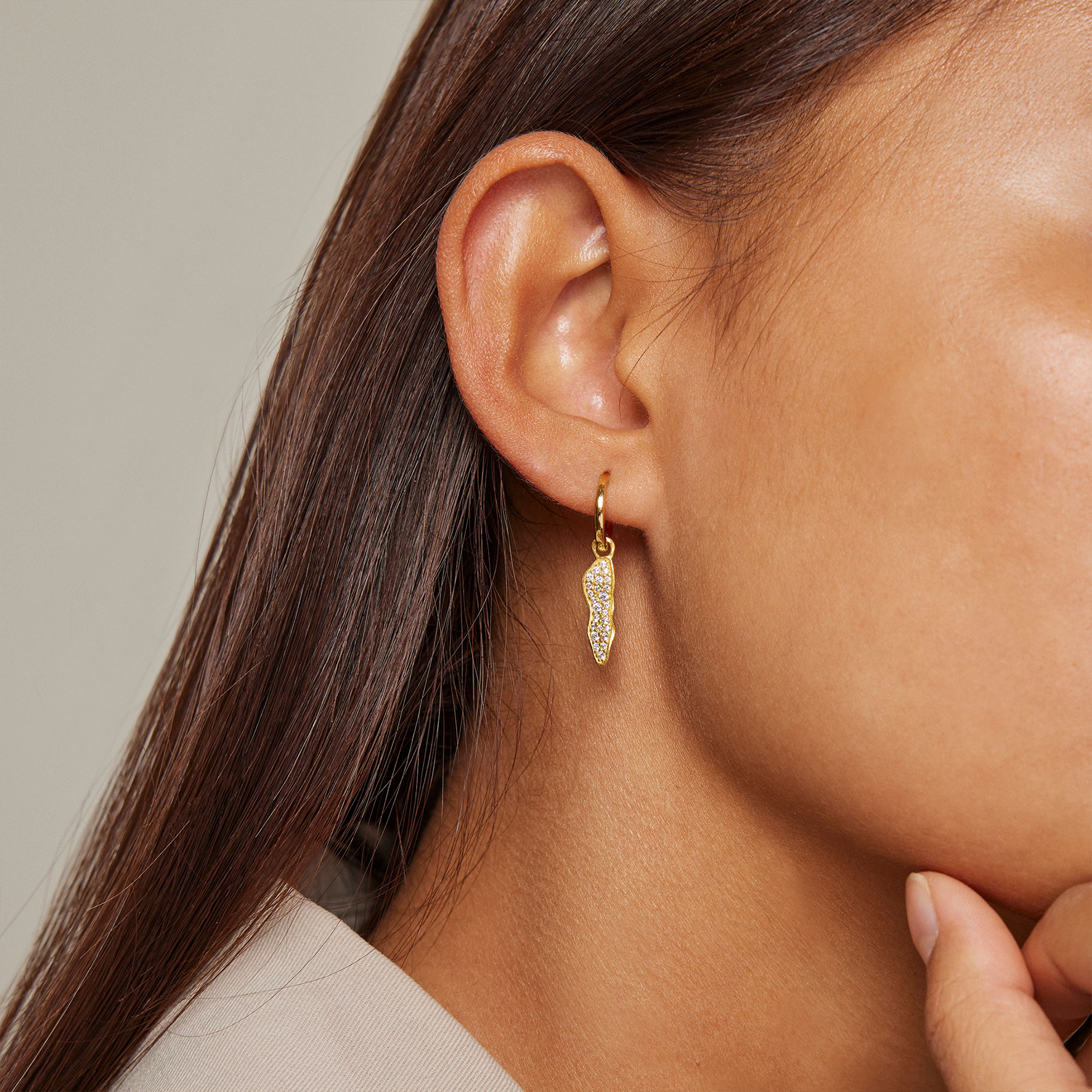 Enamel Copenhagen Sparkling Julia Hoops — Øreringe